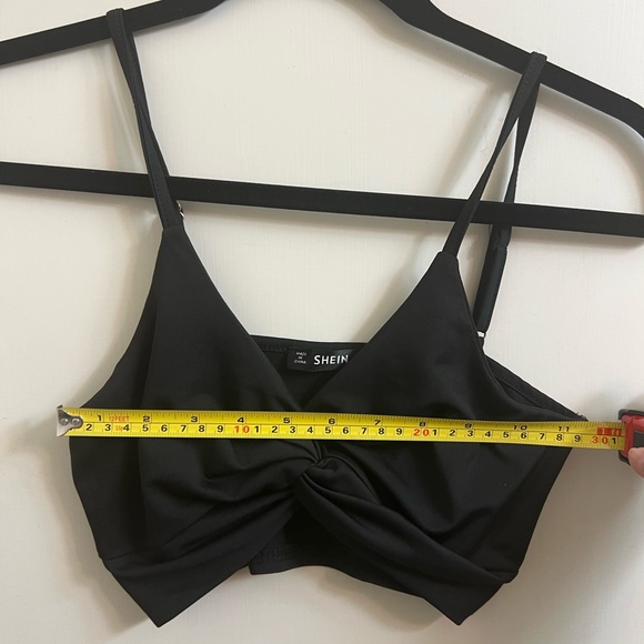 SHEIN Solid Twist Front Crop Cami Top - Picture 6 of 8